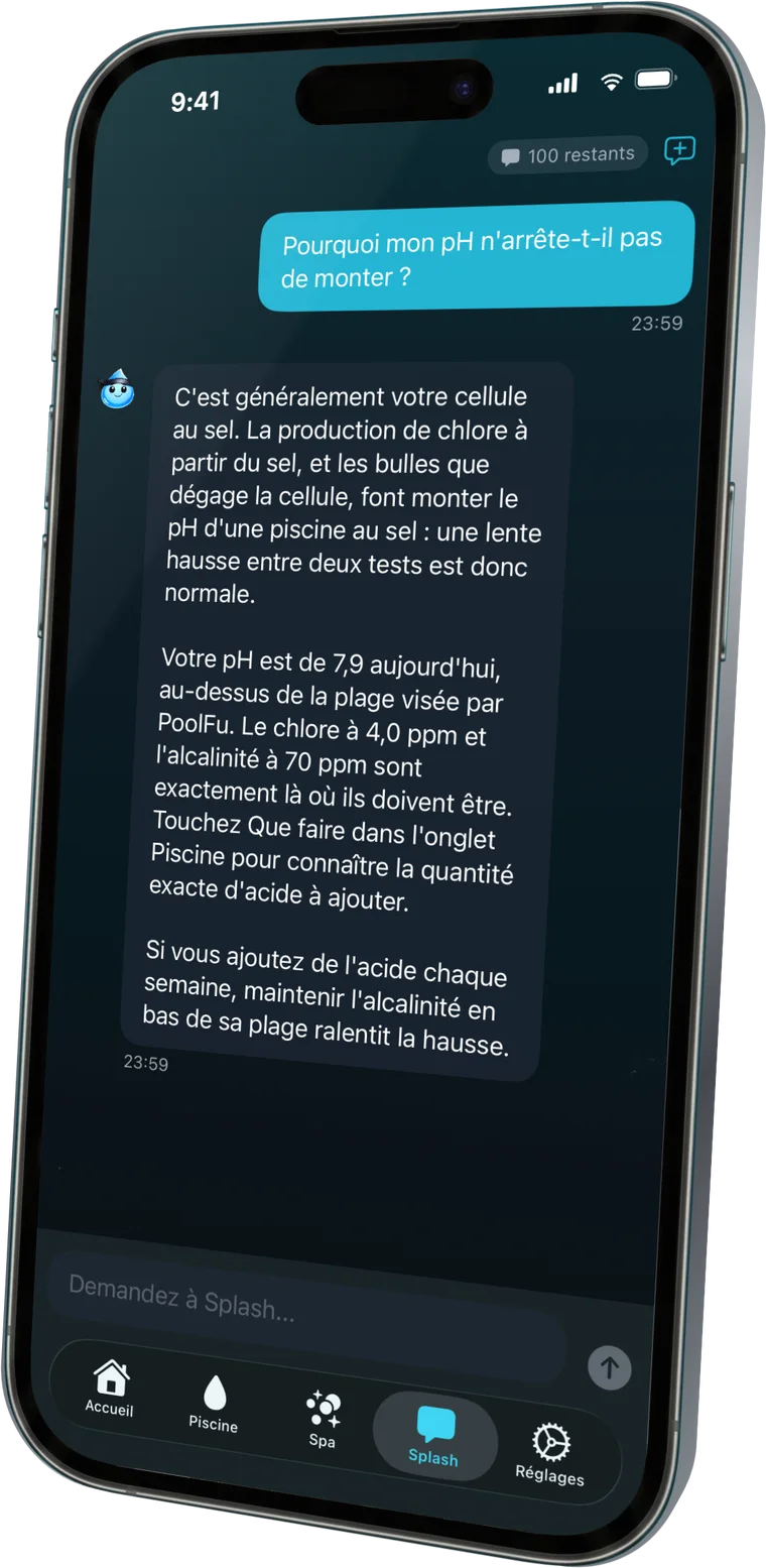 Demandez à Splash pour votre piscine
