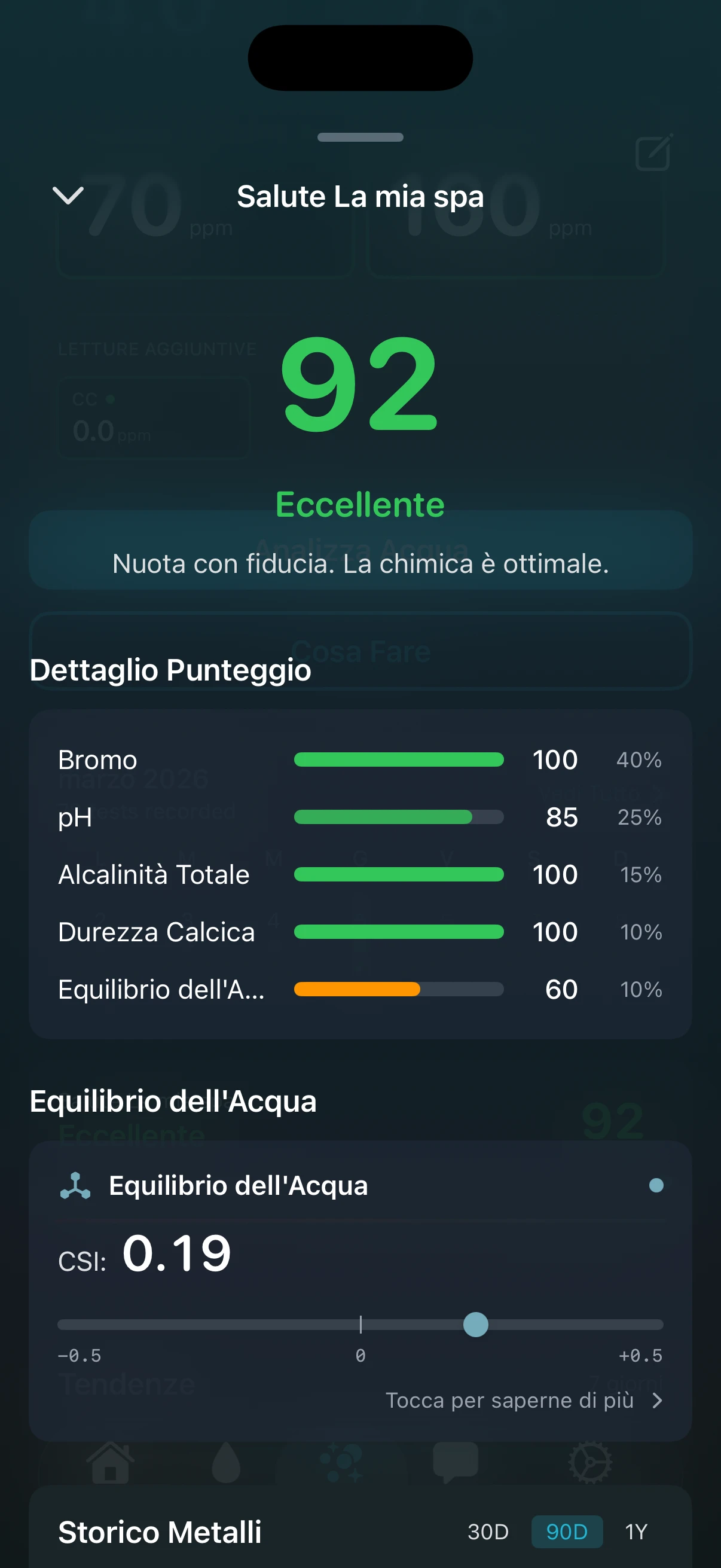 Assistente chat Splash AI di PoolFu pronto a rispondere a domande sulla chimica della piscina