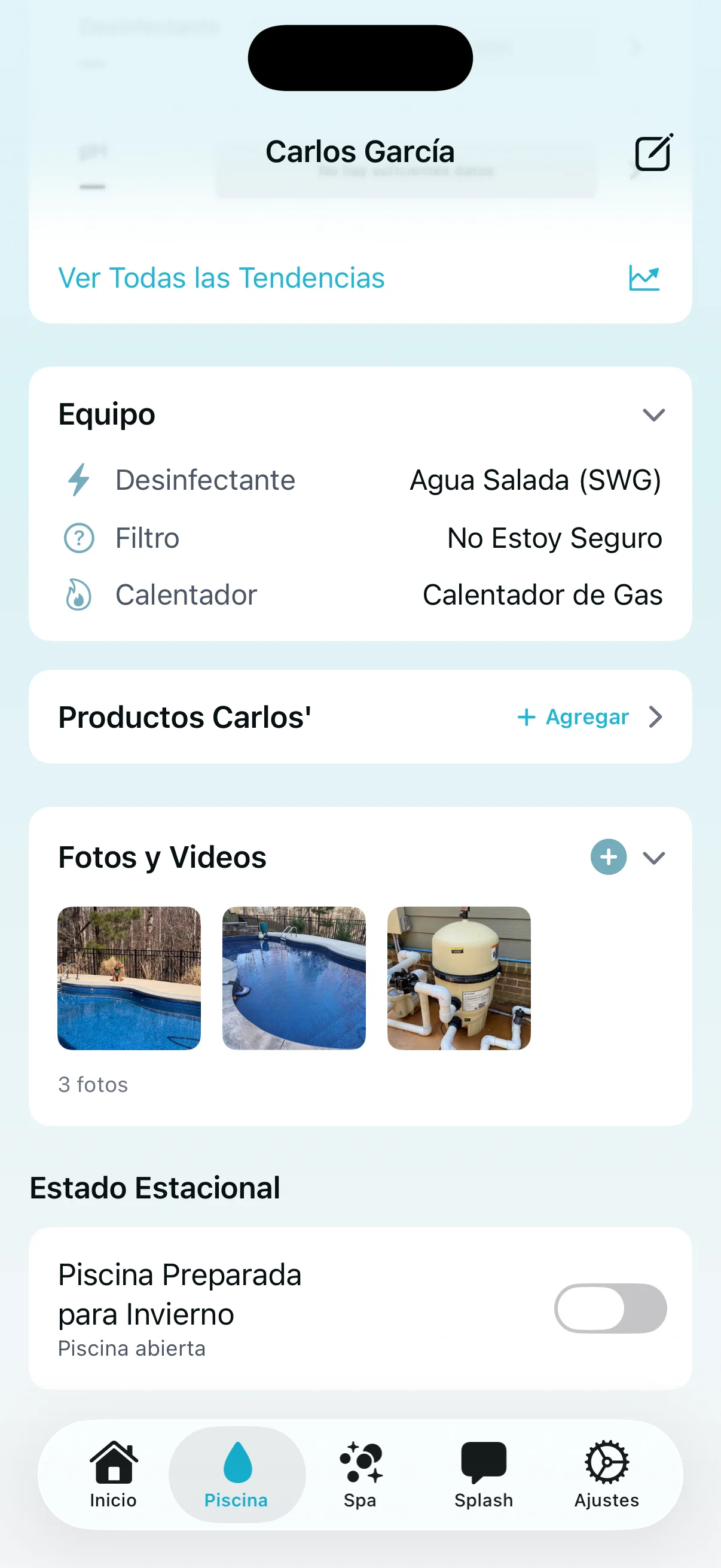 Vista previa de informe PDF de servicio