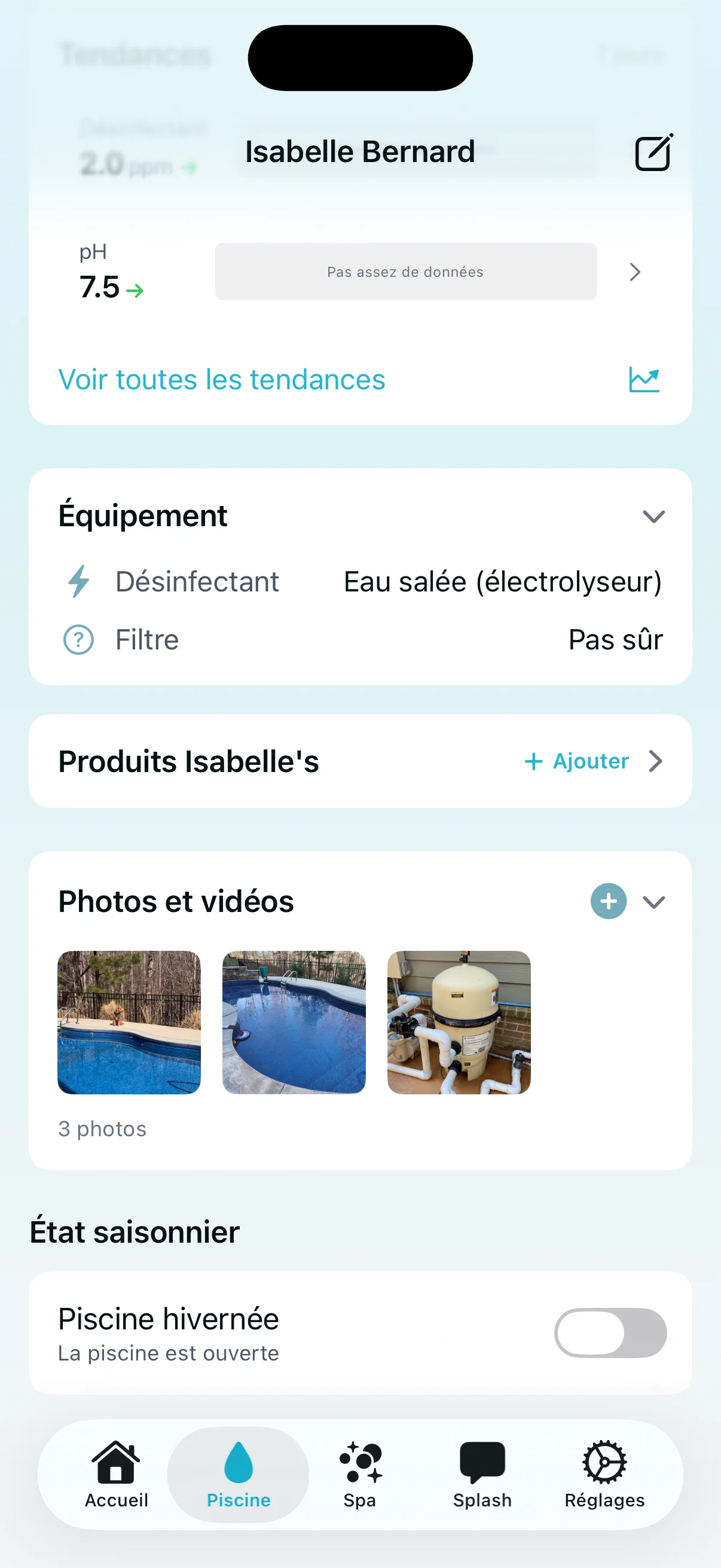 Aperçu du rapport PDF de service